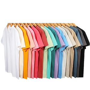 เสื้อยืดผู้ชายผ้าคอตตอนเนื้อหนา 210 กรัม พิมพ์ลายโลโก้ตามสั่ง ผ้าคอตตอนถัก 100% แขนสั้น สไตล์ลำลอง สตรีทแวร์ สีตามสั่ง - Product Image 1