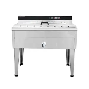 Restrauant Equipment 76L Free standing commercial Double tank electric deep fryer for fried chicken