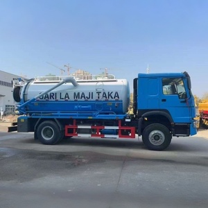 Camion d'aspiration des eaux usées haute pression HOWO 4x2 16CBM, camion de nettoyage par aspiration des eaux usées et des matières fécales - Product Image 3