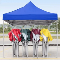 Carpa de Exhibición Plegable de 10x10 pies con Marco de Aluminio, Personalizable, para Publicidad Exterior, Ferias Comerciales y Eventos
