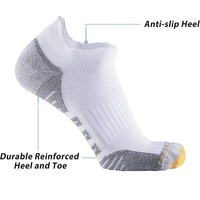 Chaussettes de sport basses en coton Coolmax pour la course à pied