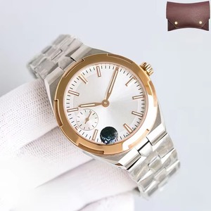 นาฬิกาข้อมือผู้ชายระดับพรีเมียม รุ่น Elite Executive หน้าปัดสีโรสโกลด์-เงิน พร้อมฟังก์ชั่นวินาทีเล็ก แสดงวันที่ ระบบออโตเมติก กันน้ำ สายสตีลคุณภาพสูง - Product Image 2