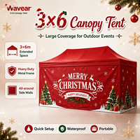 Tente de salon professionnelle pliable 10x20 pieds, imperméable et robuste, avec logo personnalisé, protection UV pour les événements sportifs - Spécial Noël