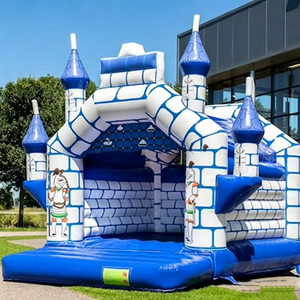 <span class=keywords><strong>Château</strong></span> gonflable médiéval pour enfants, en PVC, pour location événementielle - Product Image 1