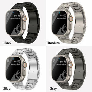 <span class=keywords><strong>Correa</strong></span> de Reloj de Titanio para Iwatch 11 10 9 8 7 6 5 4 3 2 1 Ultra, <span class=keywords><strong>Correa</strong></span> de Reloj Curva de Metal de Titanio para <span class=keywords><strong>Apple</strong></span> 38/40/41/42/44/45/49mm - Product Image 4