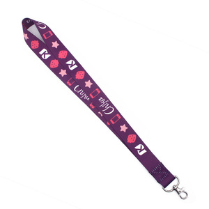 Cordon de cou amovible pour téléphone portable, style long, large bande en polyester, motif personnalisé, lanière à crochet unisexe - Product Image 5