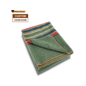 Wholesale Custom Logo Luxury Warm 20% Polyester 80% Knitted Woolen Jacquard <b>Blanket</b> for Home Outdoors <b>Picnic</b> Camping - Product Image 1