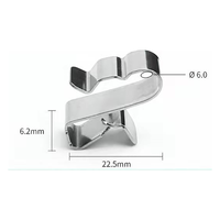 Componentes de Montaje para Paneles Solares, Abrazaderas para Cables, Accesorios de Fijación, Clips para Cables, Kit de Fijación con Hebilla SUS304