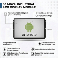 Layar LCD HMI Android Proculus 10.1 Inci yang Dapat Disesuaikan, Mendukung Android/Linux, Modul Layar LCD Industri RK3288