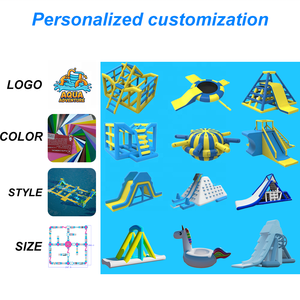 AOYU Jeux aquatiques gonflables commerciaux, toboggan <span class=keywords><strong>aquatique</strong></span>, équipement d'attraction, parcours d'obstacles pour le lac - Product Image 2