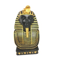 Statue de bouddha antique taille réelle, Sculpture en résine, Bronze, Anubis, décoration en cuivre