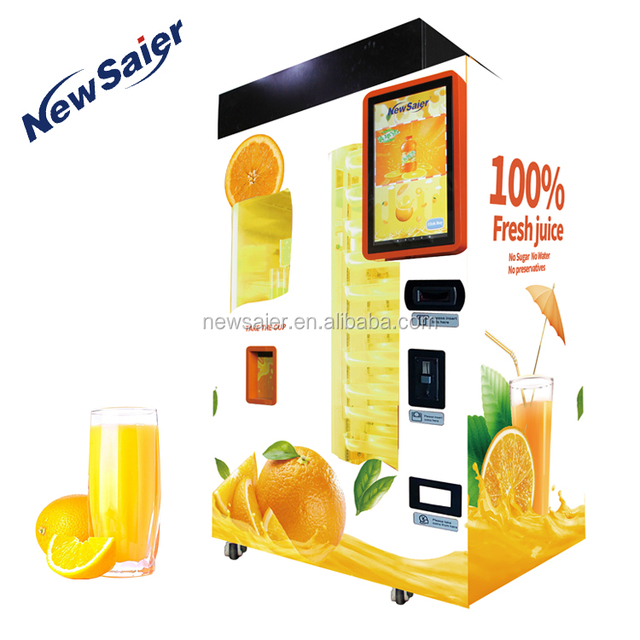 Wholesale Factory Freshly Squeezed Automatic Orange Juice Vending Machine Price