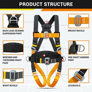 Chuyên Nghiệp Đầy Đủ Cơ Thể An Toàn Khai Thác Cho Xây Dựng Và Lợp Làm Việc - Product Image 2