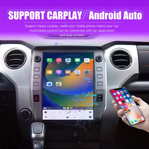 YANAV 2 Din Android 13 12,1 pouces Autoradio DSP 1 an pour Tundra 2014-2019 GPS Intégré CarPlay sans fil - Product Image 2
