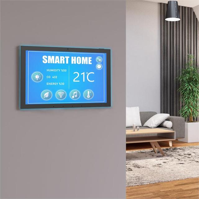 Smart Home Matter Thread Wifi 10.1 Inch Wall Mount Android POE Automation Device Products Control Light Lock Outlet Tablet Panel