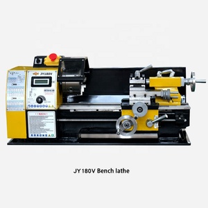 Mini máquina de torno JY180V, máquina de corte de Banco plano pequeño, máquina de Metal Horizontal, herramienta de torneado de escritorio, máquina de torno para metal - Product Image 1