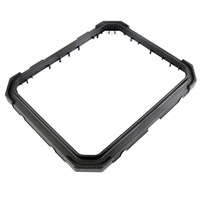 Boîte arrière et boîtes latérales en plastique pour moto 25L-100L, accessoires étanches, ensemble de cadre central