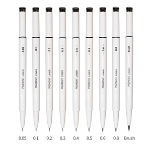 Set pennarello personalizzato 0.4mm pennarello a forma di pigmento penne per <span class=keywords><strong>disegno</strong></span> <span class=keywords><strong>tecnico</strong></span> <span class=keywords><strong>e</strong></span> marcatura artistica - Product Image 1
