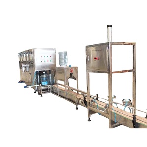 Tự động 300 BPH 3 trong 1 19 lít chai nước nộp hồ sơ đóng nắp máy dây chuyền sản xuất cho giá nhà máy - Product Image 1