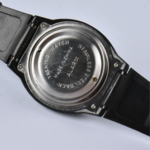 Electronic Watch XJ-662 Black Plastic Strap Alarm Simple Style Unisex Digital Watch - Product Image 3