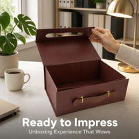 Accessoire de vêtement en carton rigide pliable personnalisé en gros, 1 pièce, écologique, avec logo laminé mat et fermeture magnétique en PU, emballage plat, direct usine