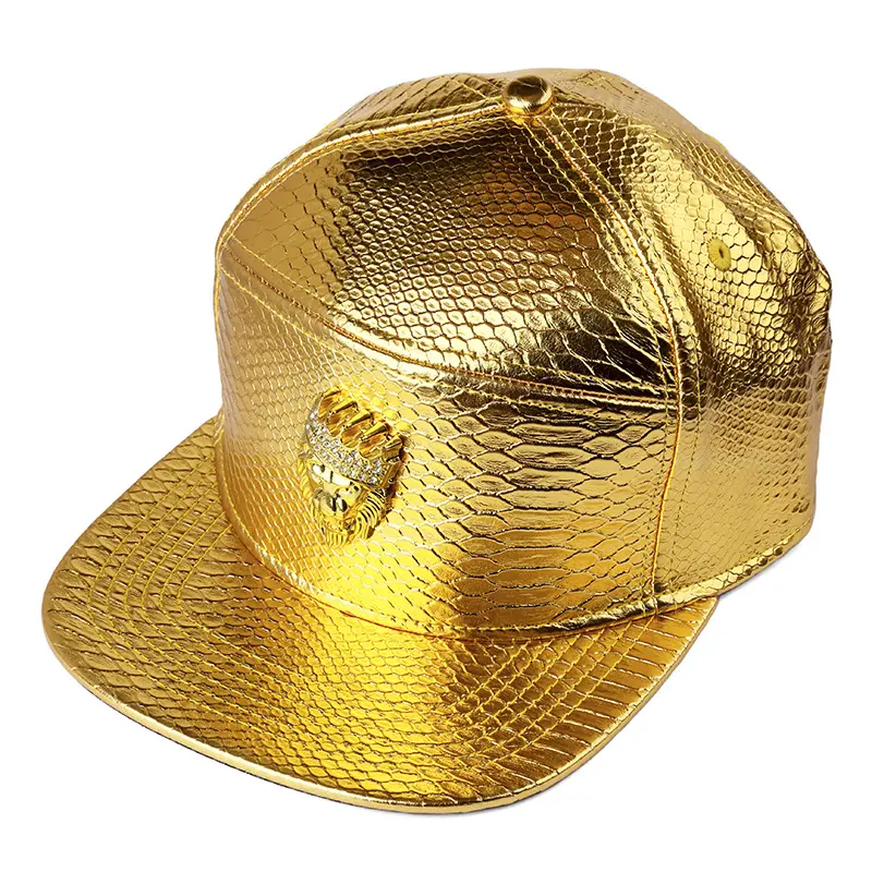 Оригинальная хипстерская шляпа из крокодиловой кожи с пряжкой для ремня премиум-класса с короной льва в стиле хип-хоп