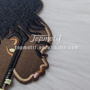 Pengiriman cepat pengurangan tarif menyesuaikan tambalan Hitam Gadis besi Pada <span class=keywords><strong>Patch</strong></span> grosir - Product Image 5