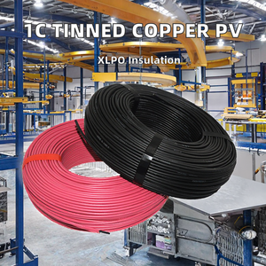 Câble photovoltaïque en cuivre étamé 1,5 mm² PV1-F AC 0,6/1 kV DC 1,8 kV isolé XLPO pour centrales électriques industrielles et de construction - Product Image 2