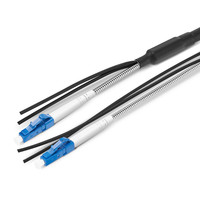 Kabel Luar Ruangan 1 2 4 Core GYFJH CPRI FTTA Duplex LSZH Fiber Patch Cable Base Station Konektor LC SC G652D/G657A1/G657A2