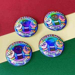 Pin de esmalte de parodia de dibujos animados, broche de metal retro con logo de pez volador, insignia de solapa, regalo de joyería para fans de la animación - Product Image 2