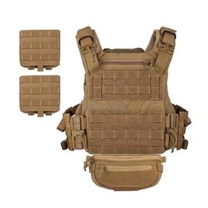 Wholesale Customized Plate Carrier Quick Release Hunting <b>Vest</b> Adjustable Tactical <b>Vest</b> With Drop Pouch - Product Image 1