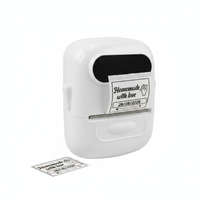 Mini imprimante d'étiquettes portable P50, sans encre, idéale pour les cuisines domestiques, les bureaux, les étiquettes de prix et les autocollants