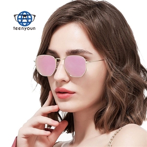 Lunettes <span class=keywords><strong>de</strong></span> soleil polarisées carrées Teenyoun 2023 Nouveauté pour hommes et femmes, verres <span class=keywords><strong>miroir</strong></span> polygonales <span class=keywords><strong>de</strong></span> haute qualité, personnalisables pour le cyclisme - Product Image 2