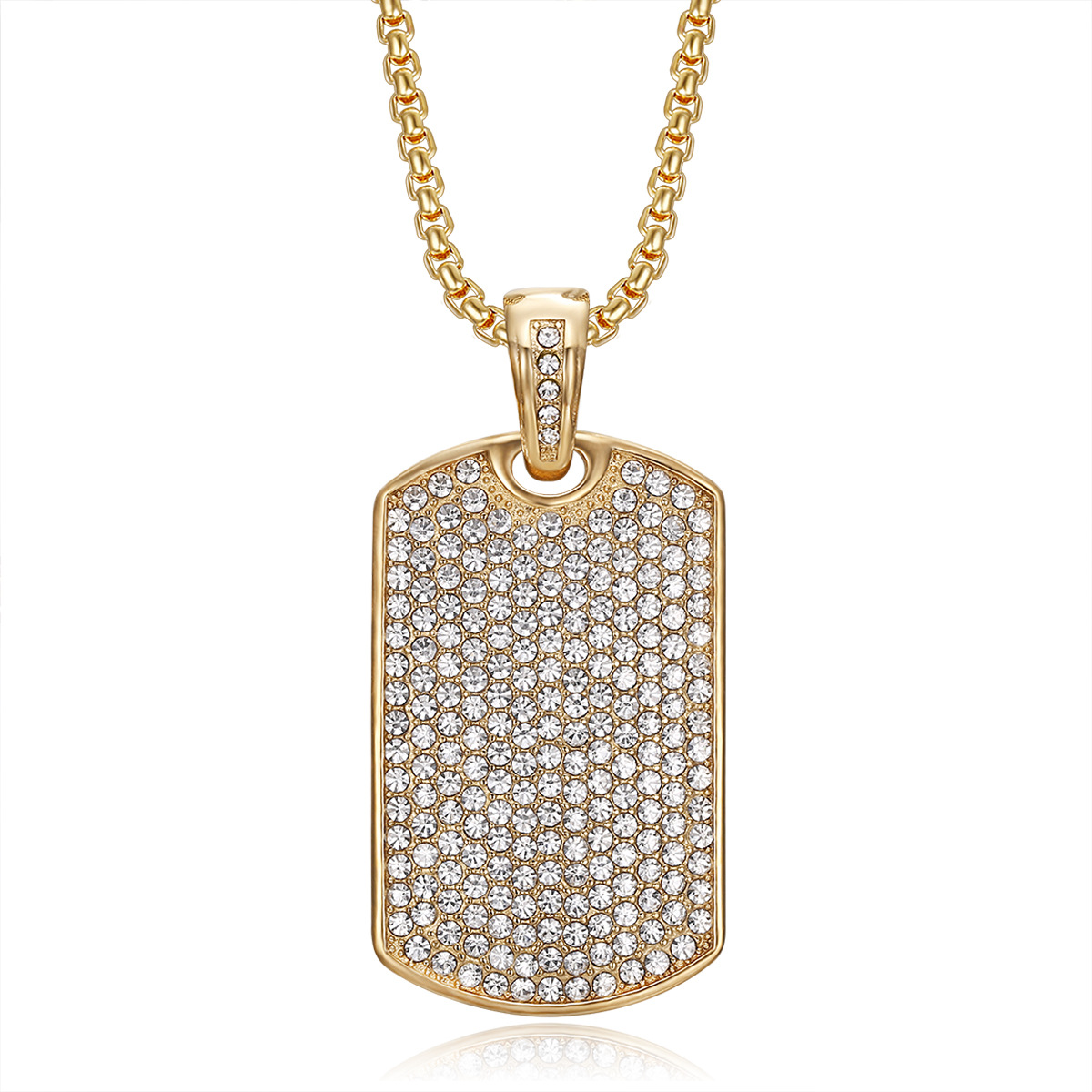 Gold Single Pendant Without Chain