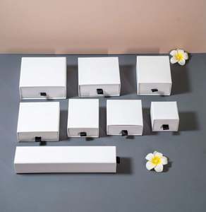 Caja de Joyería Rectangular de Lujo con Asa, Materiales Reciclados, Cartón Corrugado para Pendientes, Anillos, Collares, Calcetines, Piel - Product Image 6