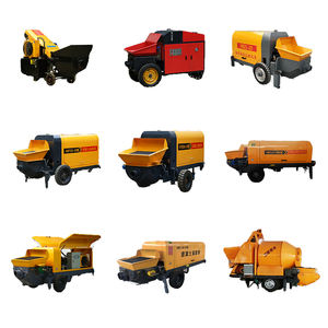 Bomba de Concreto Portátil Hidráulica Diésel Móvil HBT50 Montada en Remolque - Product Image 2