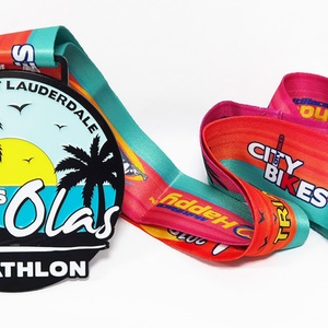 Medal Manufacturer Wholesale Cheap Design Blank Zinc Alloy 3D Gold Award Marathon Running Custom Metal Sport Medal - Product Image 5