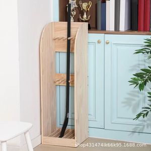Support de rangement pour bâtons de hockey en bois, support de rangement pour bâtons de hockey sur pied, support de rangement simple en bois pour bâtons de hockey sur glace - Product Image 4