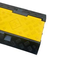 Rampe de protection pour câbles en caoutchouc résistant aux hautes températures, 3 canaux pour câbles d'alimentation