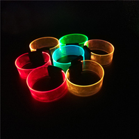 Bracelet LED activé par le son, magnétique, personnalisable avec logo, bracelets LED pour poignet