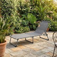 Chaise longue moderne réglable et pliable de haute qualité, multifonctionnelle, avec structure métallique résistante à l'usure, pour l'extérieur