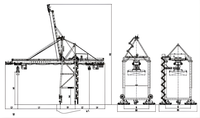 Grue de conteneurs navire-terre à haute résistance, grue STS, grue de quai, 60T 80T 90T, grue navire-port pour la manutention portuaire