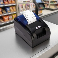 Imprimante thermique de reçus et de factures haute vitesse personnalisée de 58 mm avec plusieurs interfaces pour les commerces de détail, les cafés et les magasins