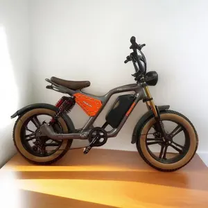 Vélo de route électrique de ville à <span class=keywords><strong>trois</strong></span> places à 7 vitesses avec moyeu arrière moteur 350w système de frein à disque de tension 48v batterie de Tube de Style populaire - Product Image 3