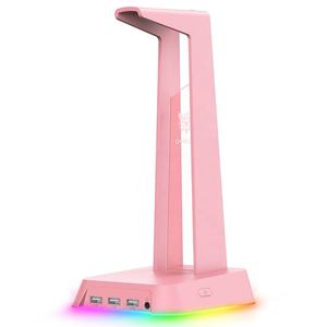 Onikuma St-2 Eco-friendly RGB LED Light Holder Game Headset Holder Base Switch Holder Computer Game Player Headset - Product Image 3