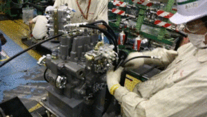 EX200 ZX200วาล์วจาระบี4255055เครื่องขุดแทร็ก adjuster ZX270 ZX240 - Product Image 4