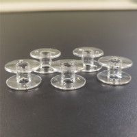 Bobines de Machine à coudre transparentes transparentes, bobines vides, bobines pour la maison, accessoires de couture, outils