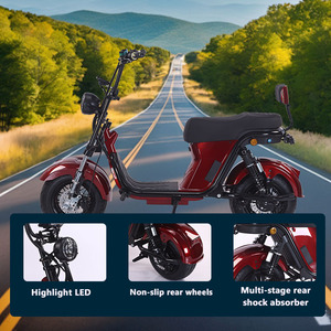 Scooter Eléctrico de 1550W con Entrega Rápida, Motocicleta de 2 Ruedas, Batería de Litio Extraíble de 48/60/20AH, Frenos de Disco para Adultos, Alta Velocidad - Product Image 2