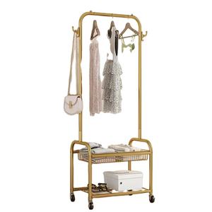 גבוהה באיכות עיצוב מתכת אחסון מתלה נעליים עם קולבים - Product Image 1