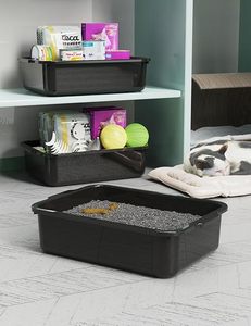 Nhựa thương mại bồn tắm tiện ích Tote bin xe buýt hộp lưu trữ nhà bếp container nhà bếp tổ chức - Product Image 4